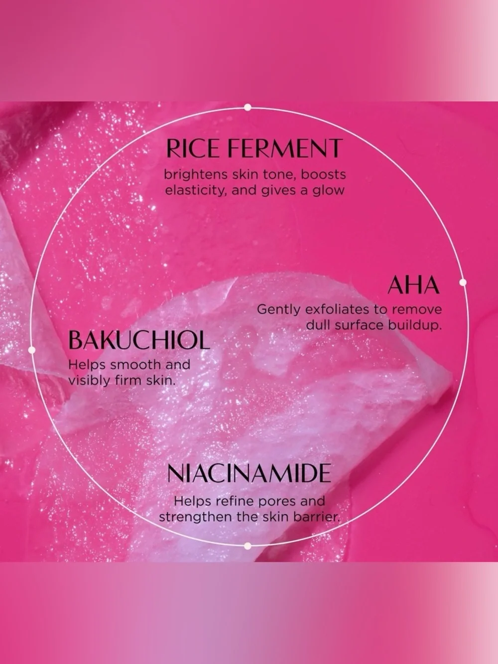 Olivia Umma Milky Resurfacing + Brightening Toner Pads - Pink/Cream